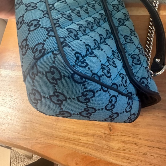 Gucci Matelasse GG Canvas Marmont Shoulder Flap Bag - Picture 9 of 13